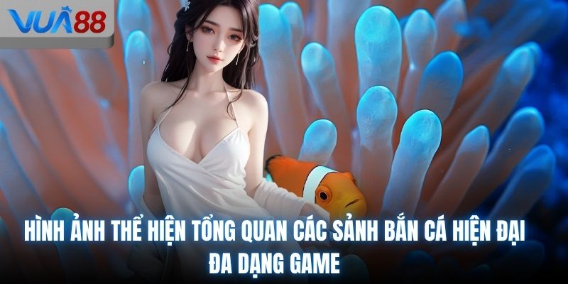 Tổng quan các sảnh bắn cá hiện đại, đa dạng game bắn cá VUA88