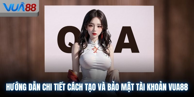 Hướng dẫn chi tiết cách tạo và bảo mật tài khoản VUA88