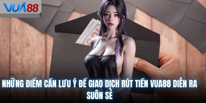 Những điểm cần lưu ý để giao dịch rút tiền VUA88 diễn ra suôn sẻ